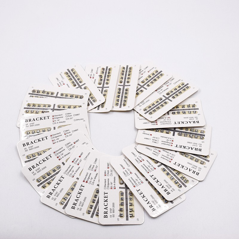 Dental Ortho Bracket Braces Mini/Standard 018/022 Roth/MBT/Edge No/3/345 Hooks