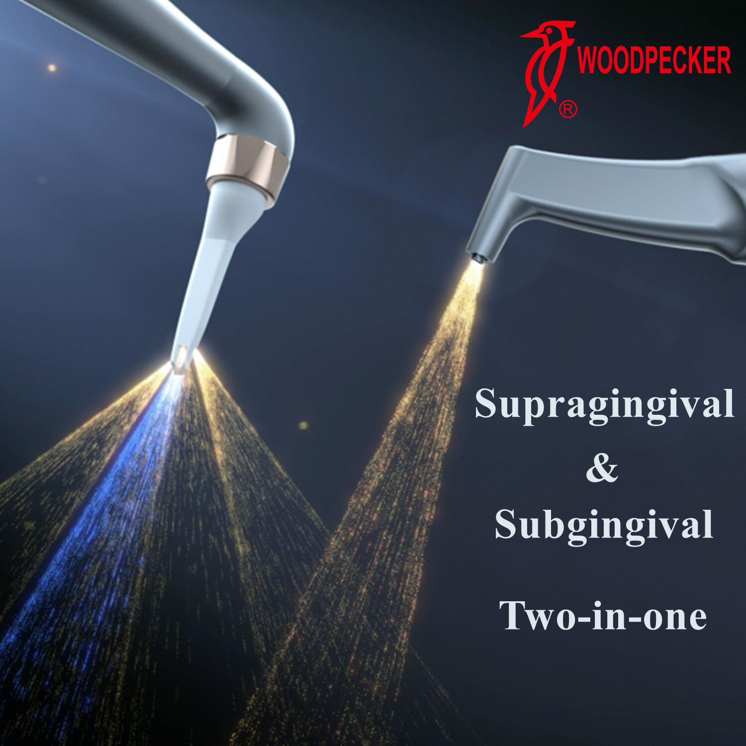 Woodpecker Air Flow Polisher AP-H Plus L Supragingival Subgingival Handpiece