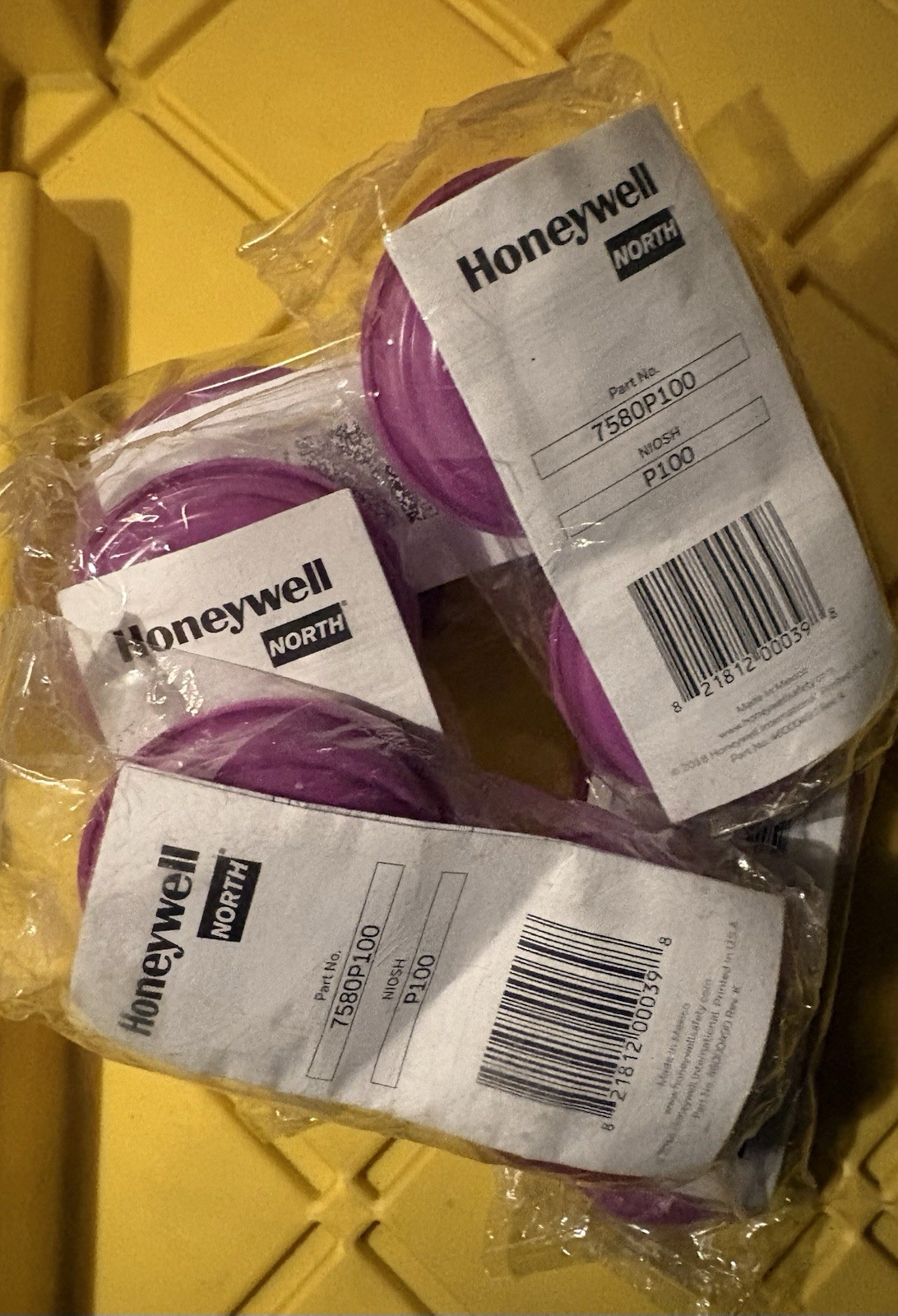 Honeywell North 7580P100 P100 – Respirator Cartridges LOT OF 5 Packs (10 Total)