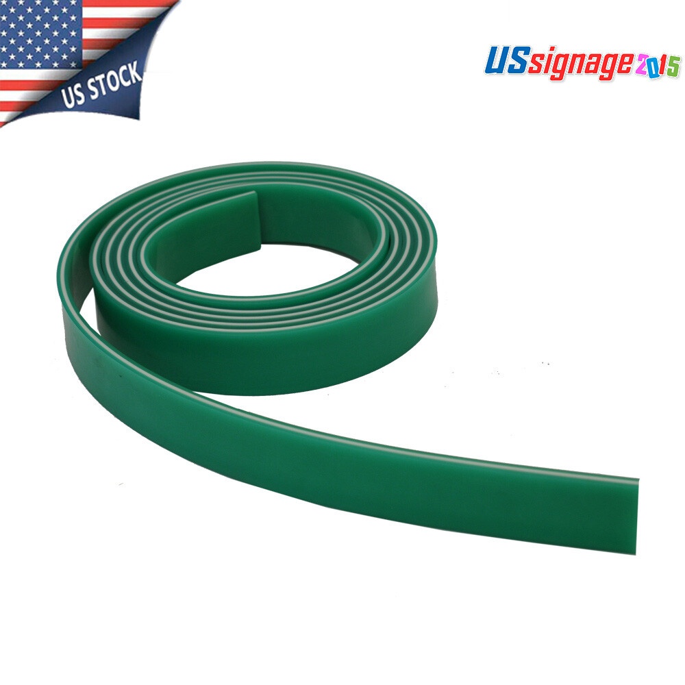 SCREEN Printing Polyurethane Squeegee Blade 70/90/70 Triple Durometer – 6´ Roll