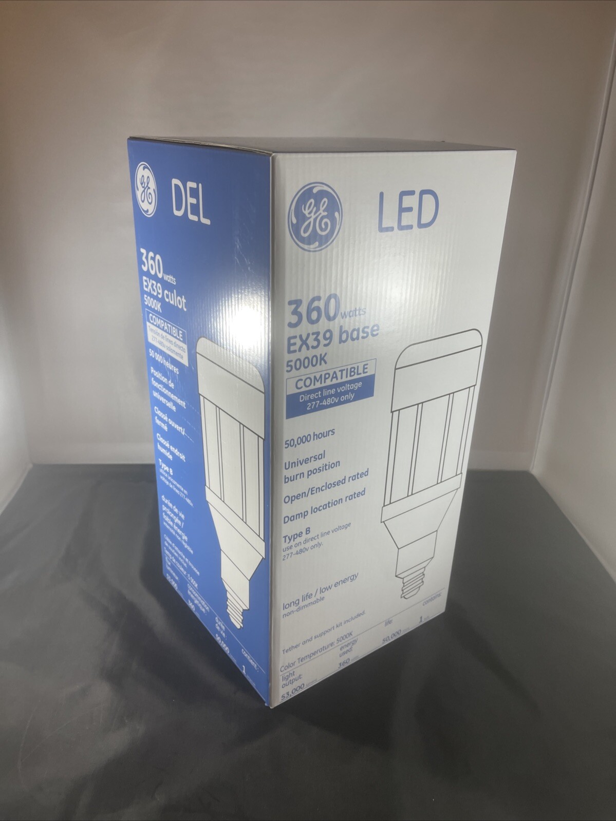 GE 51604 LED360ED37/750 360W LED Bulb 53k Lumens 5000k