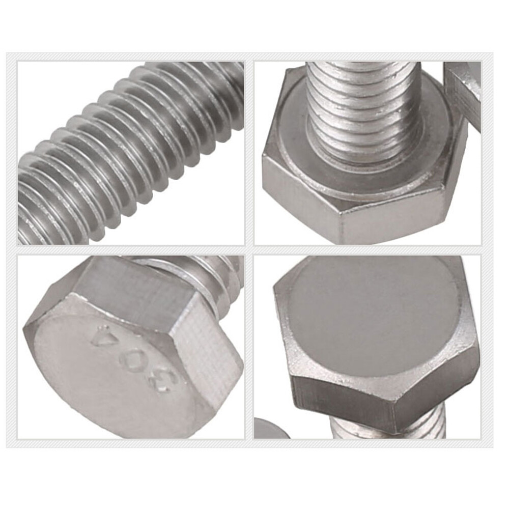 3/16″ – 5/8″ BSW Imperial Fully Threaded Hex Head Screw Bolt Stainless Steel 304