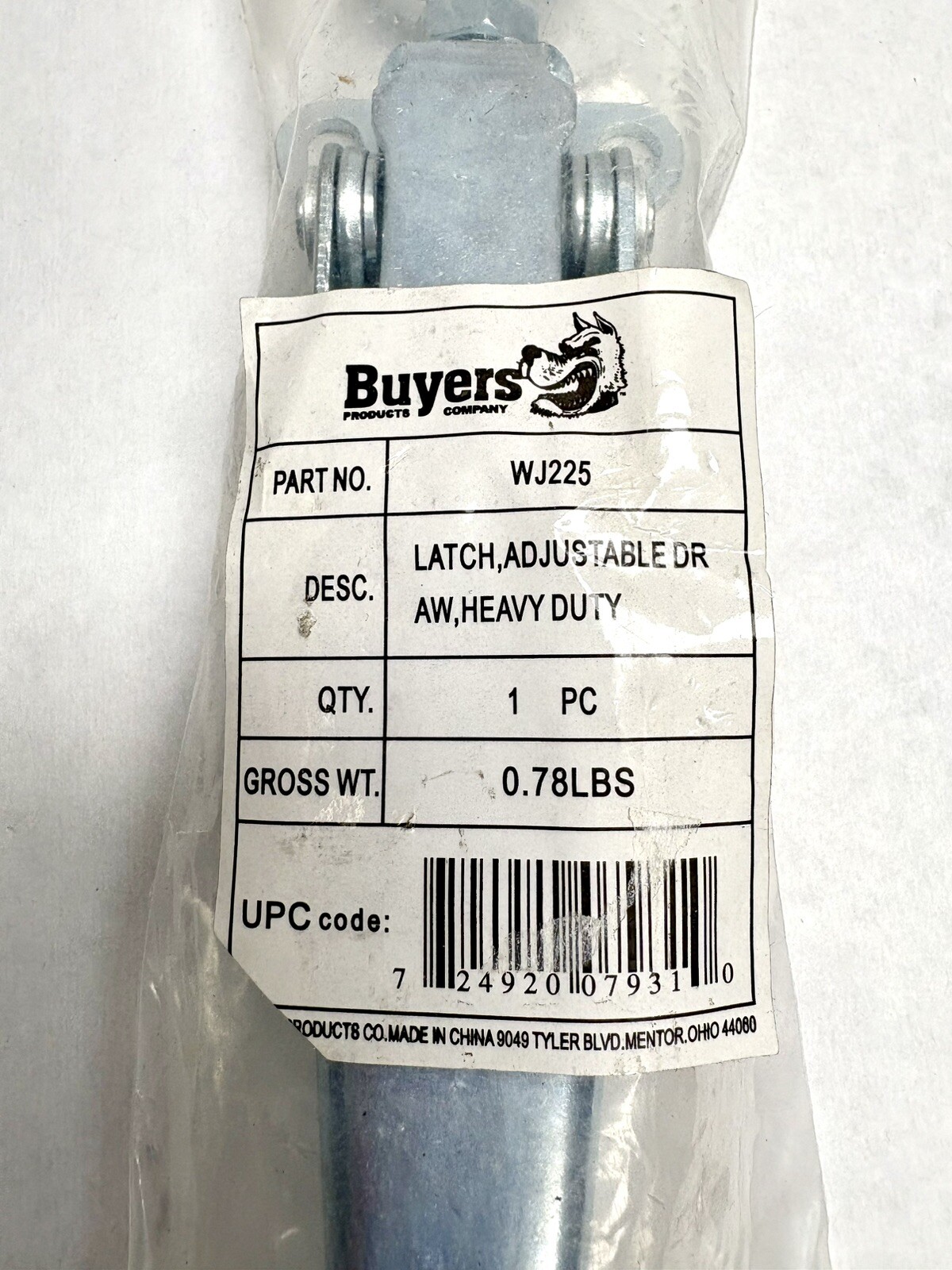Buyers Wj225 (1) Adjustable Draw Latch, Heavy Duty, Lot of 3