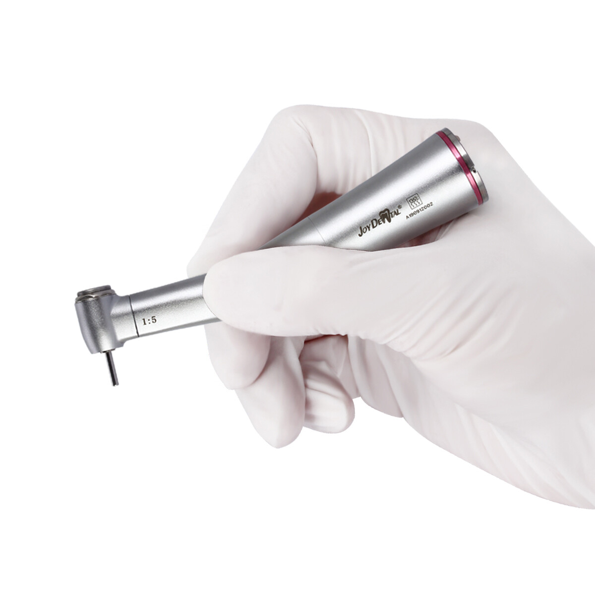 Dental 1:5 Increasing Contra Angle Optic LED Handpiece Fit for Electric Motor