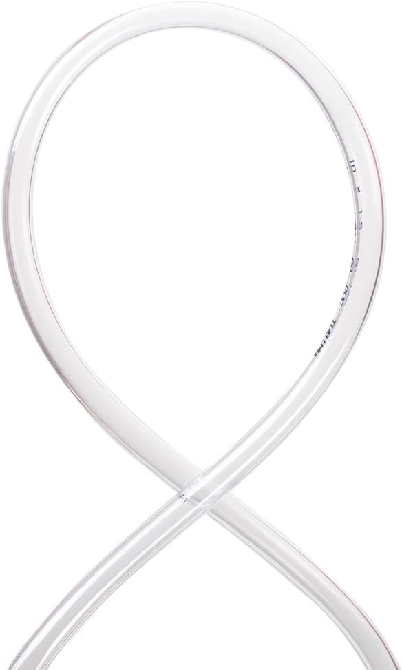 Durable 50ft Clear Vinyl Hose – UV Resistant, Easy to Install, Multi-Purpose Use