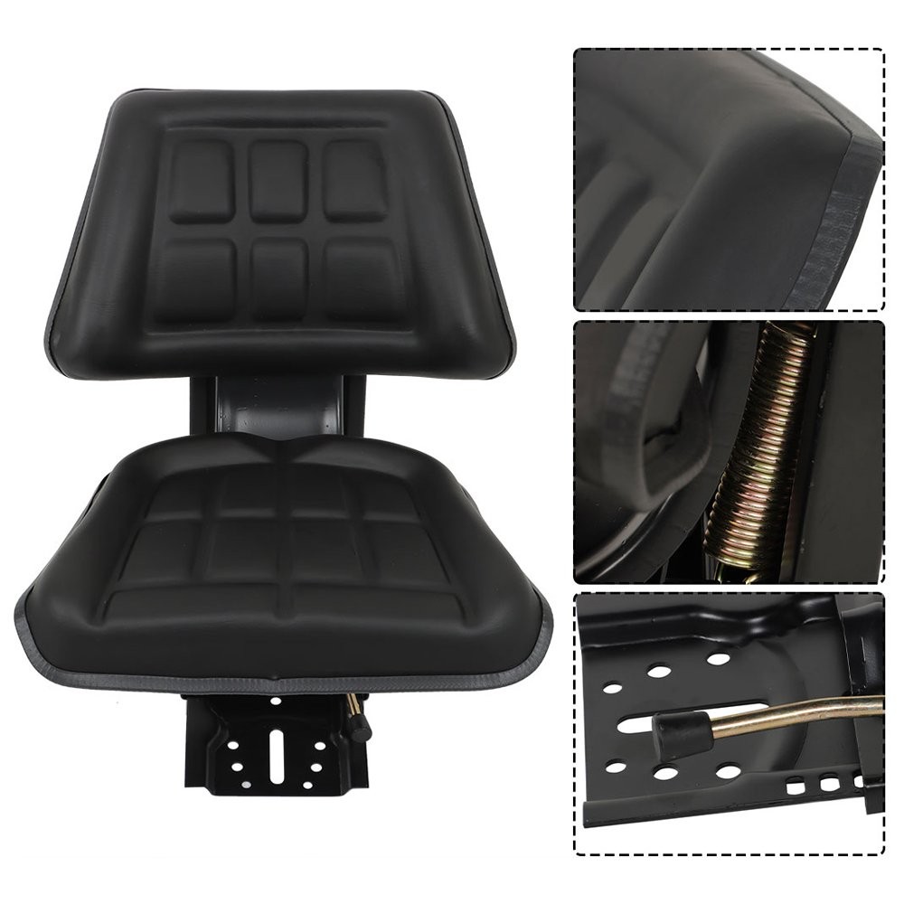 For Massey Ferguson 255 265 270 271 274 275 285 Black Tractor Suspension Seat US