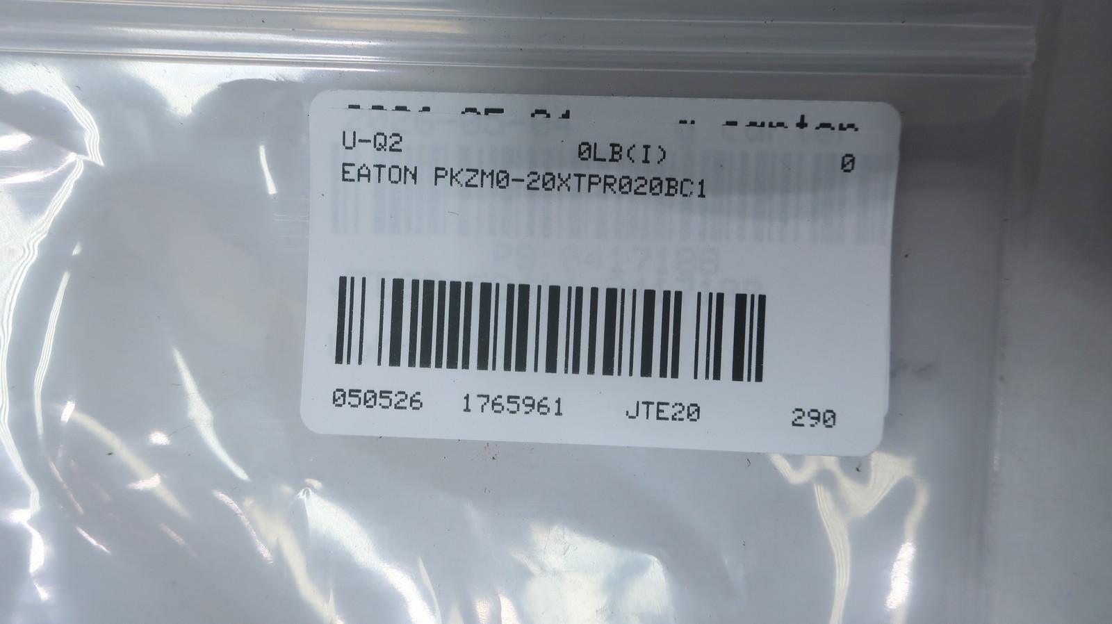 Eaton PKZM0-20 XTPR020BC1 Manual Starter 20a Amp 15hp
