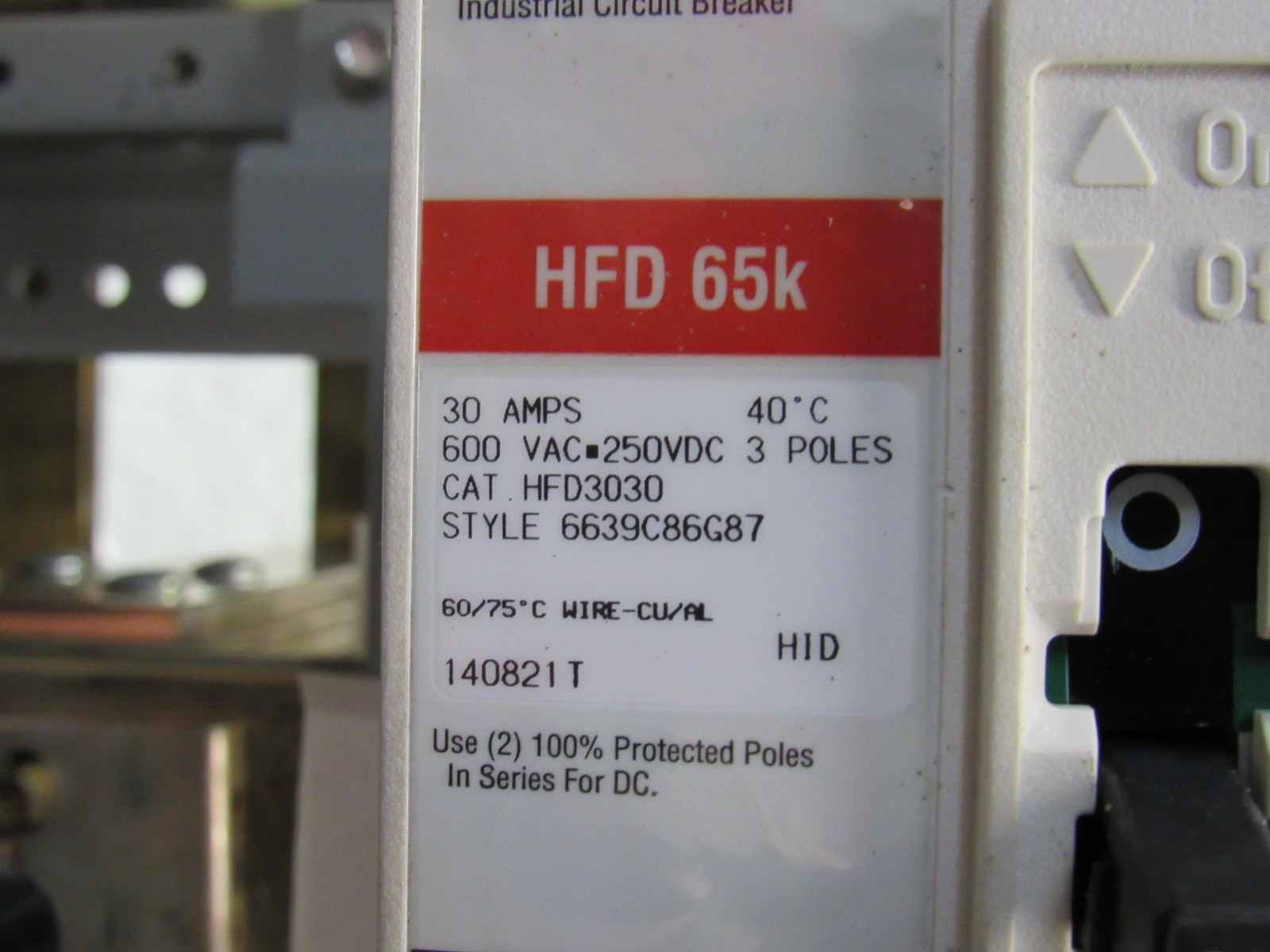 Eaton Pow-R-Line SCS0552159 Switch Gear Board 480/277V 3Ph W/ 2500 A Amp Main