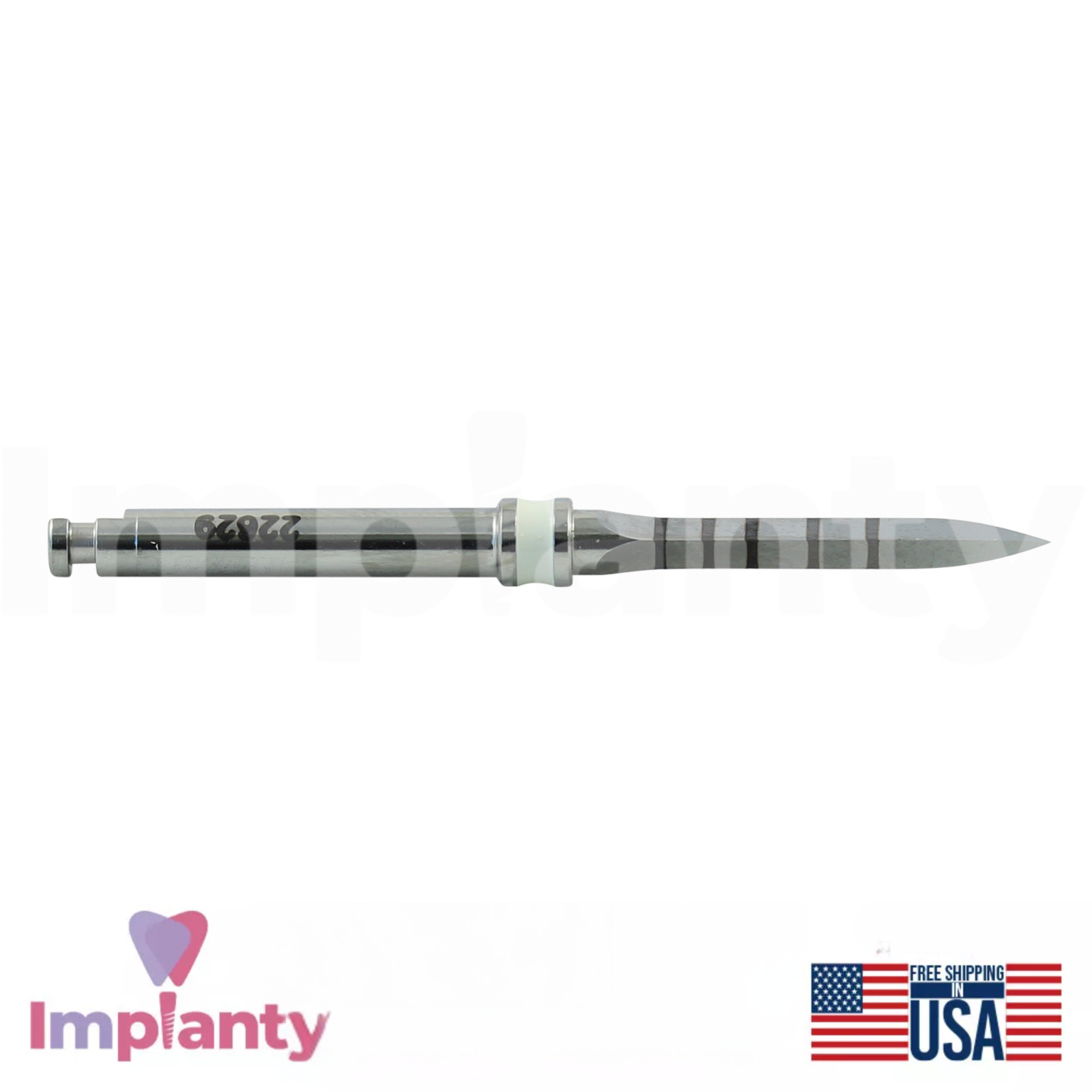GDT Long Lance Stainless Steel Drills For One Piece Dental Fixture 16.0mm Length