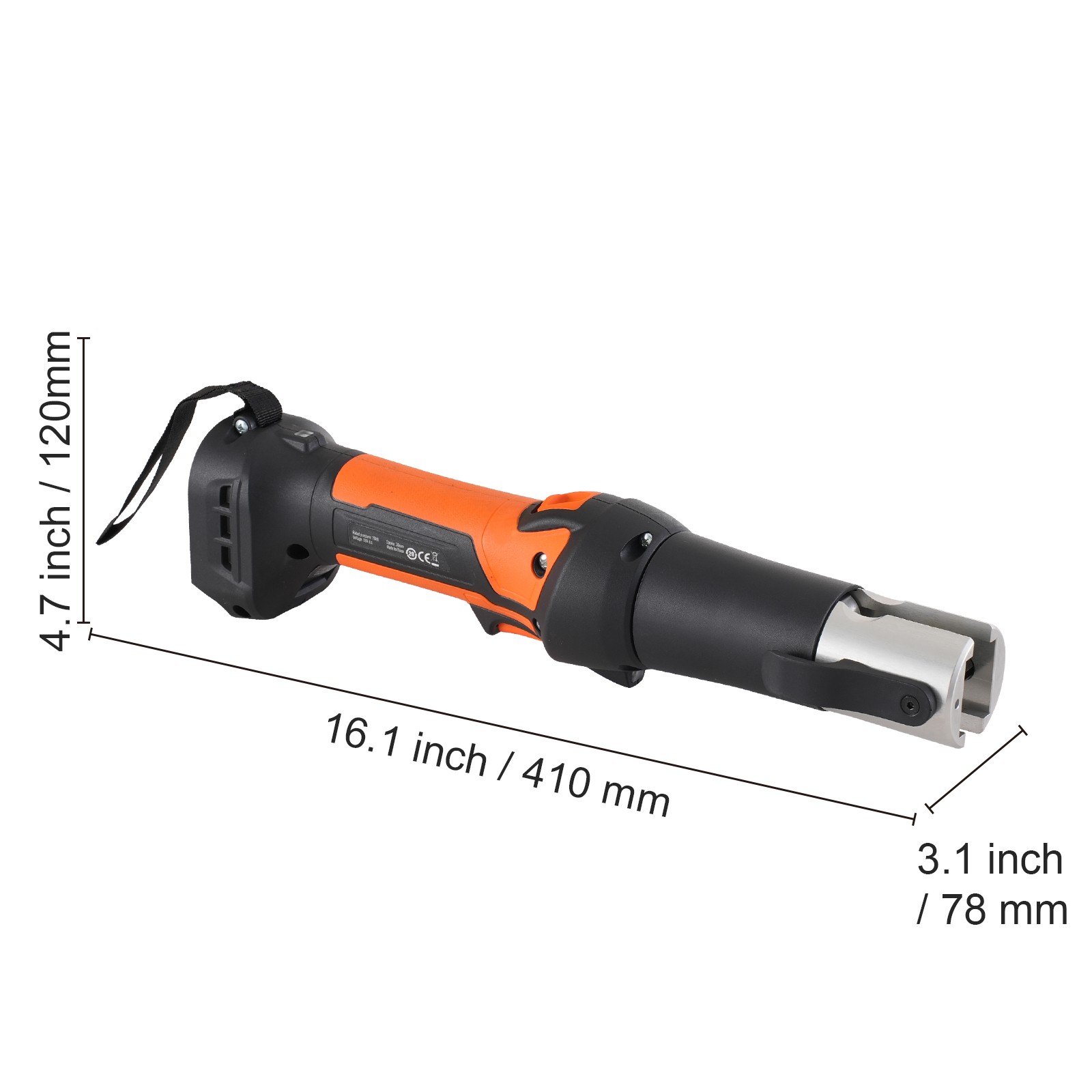 VEVOR Pro Press Tool Pipe Crimping Kit Press Tool Battery Kit 1/2″ 3/4″ 1″ Jaw