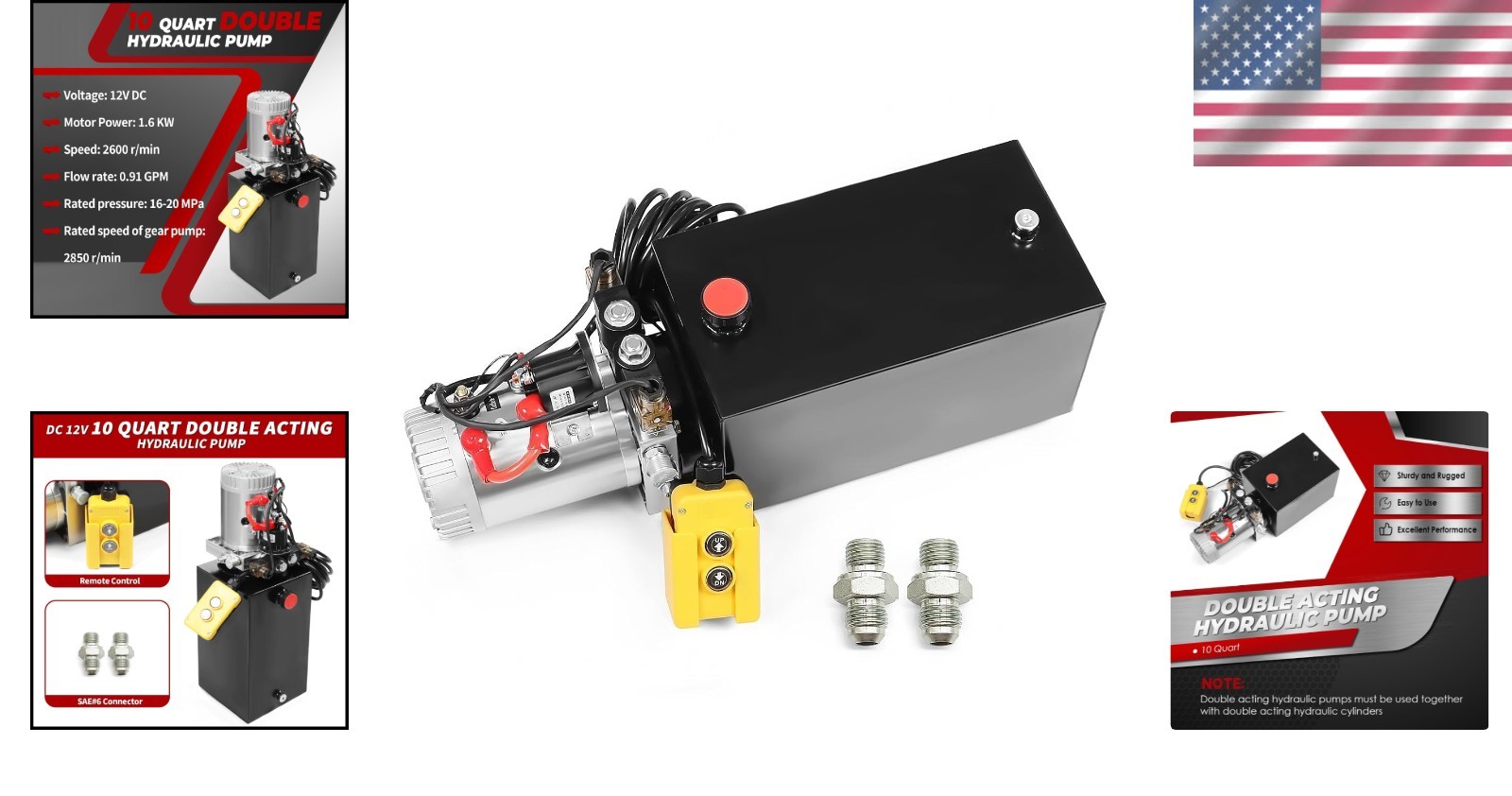 Fast Start-Up Hydraulic Pump for Lifting and Lowering