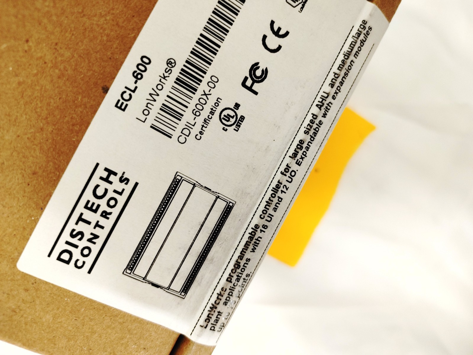 Distech Controls ECL 600 Series Controller CDIL-600X-00