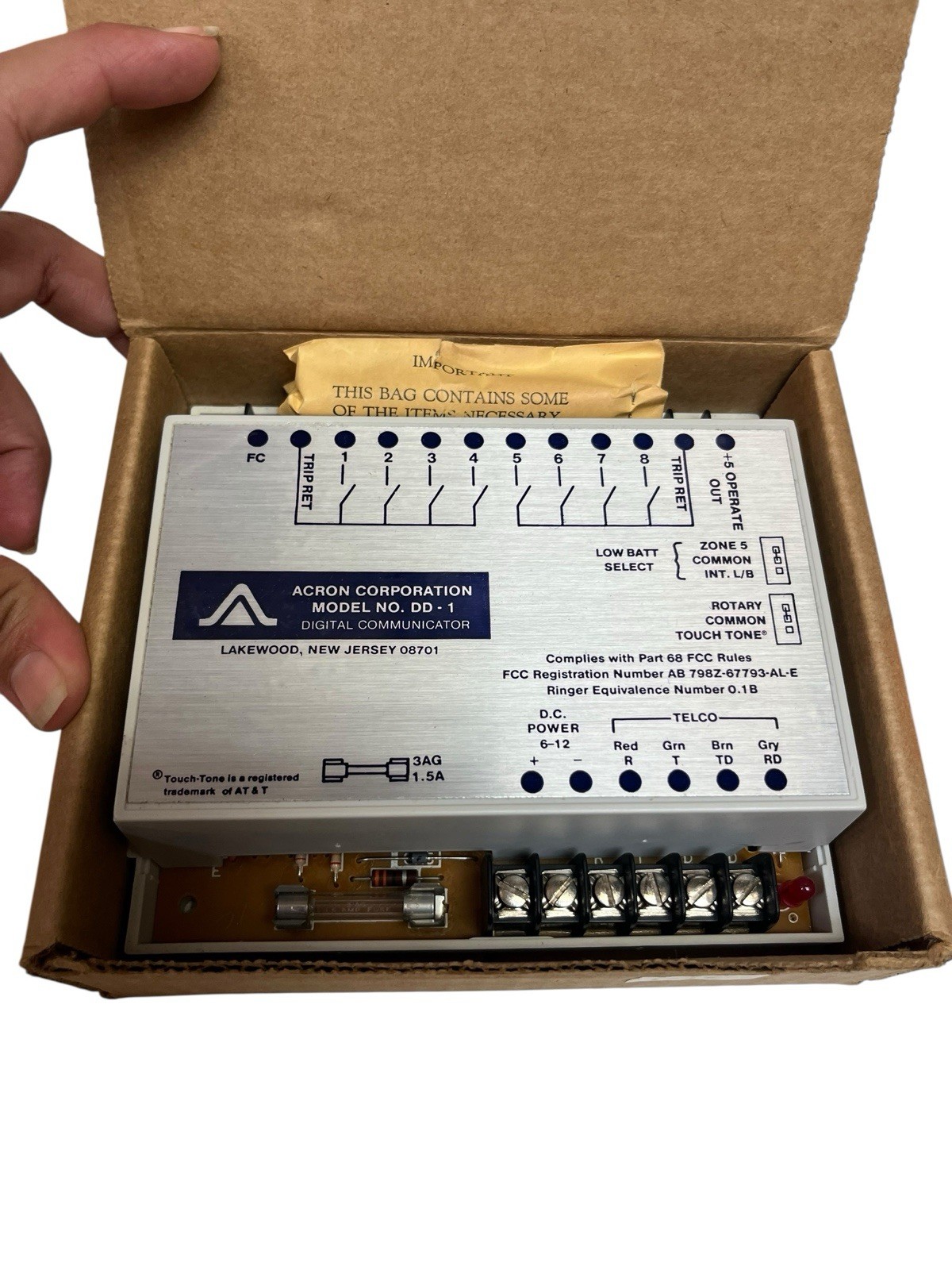 Acron Corporation DD-1 8 Channels Digital Communicator New In Box NIB