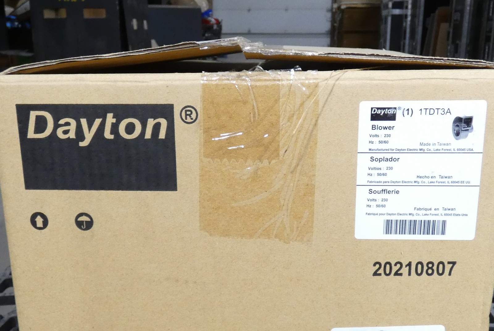 1/10HP Dayton 1TDT3A Blower Motor 1320/1450RPM 230V MG1104125172010 – NEW Sur…