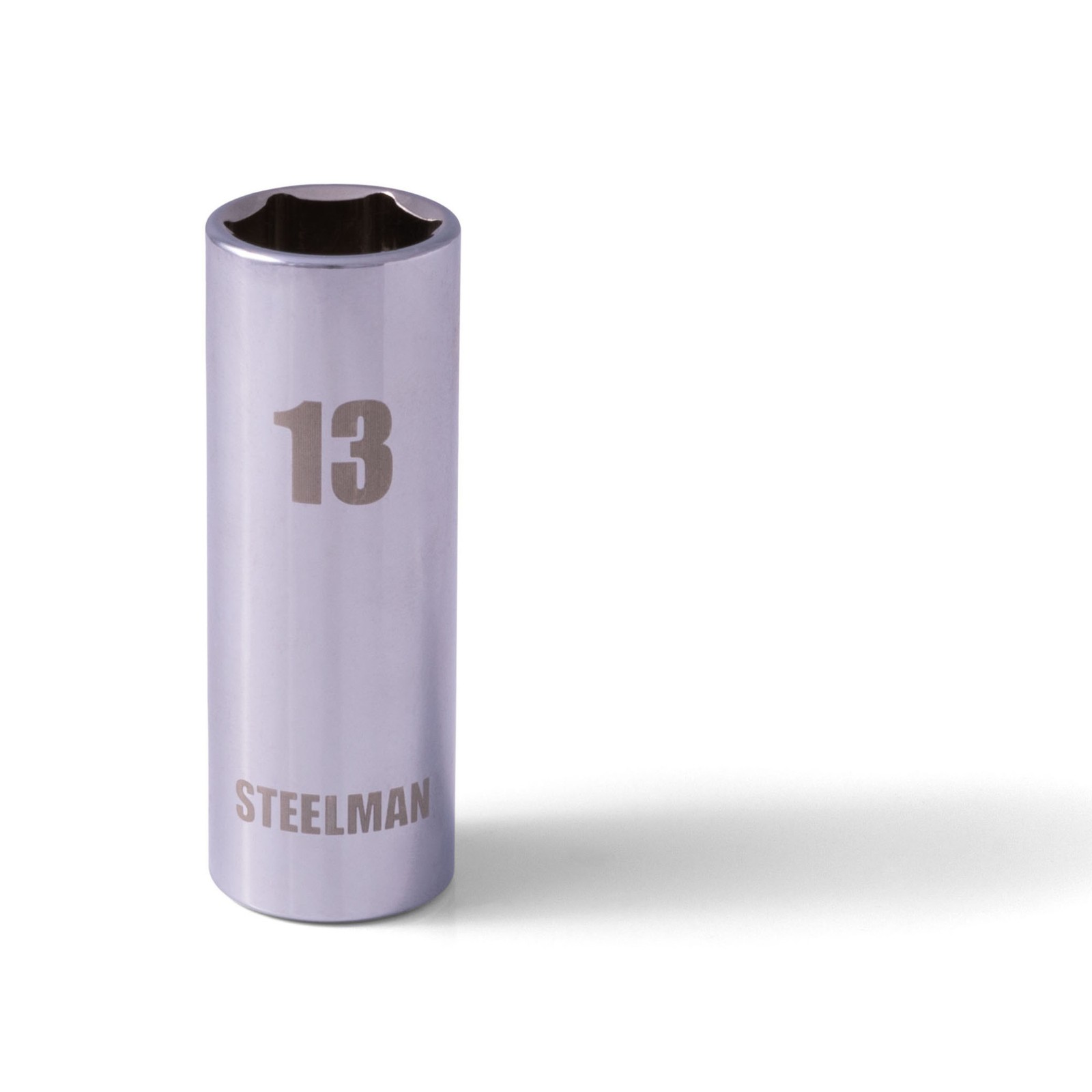 STEELMAN PRO 1/4-Inch Drive x 13mm Deep Well 6-Point Socket, 78424