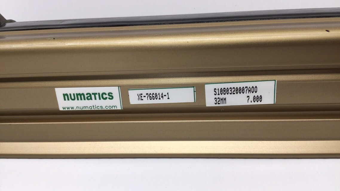 Numatics S1080320007AOO Used Rodless Cylinder 32mm 7.000 Slide S1080320007A00