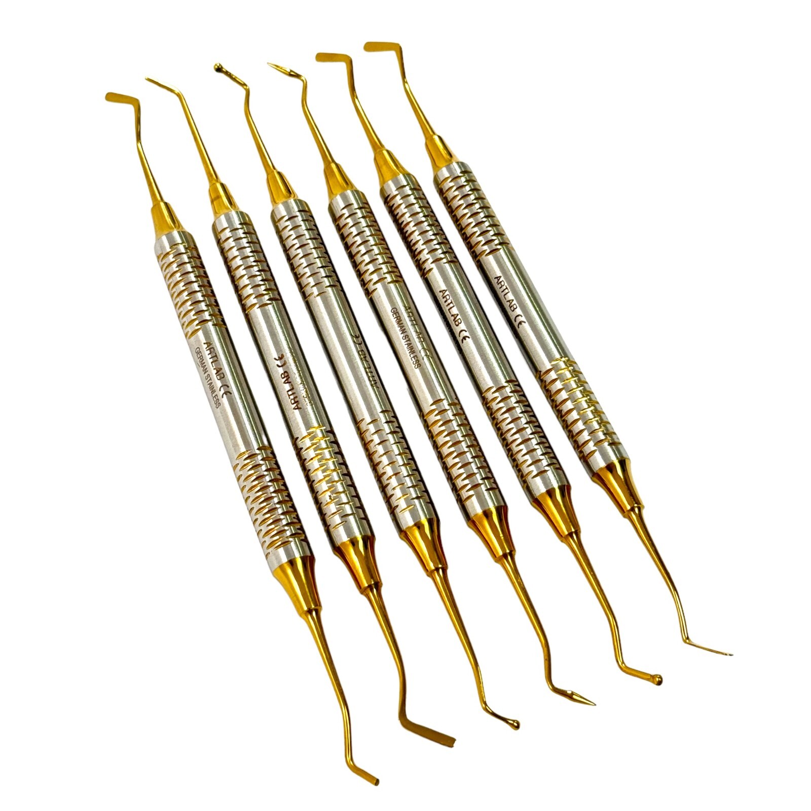 Dental Light Weight Titanium Coated Restorative Composite Filling Instruments CE