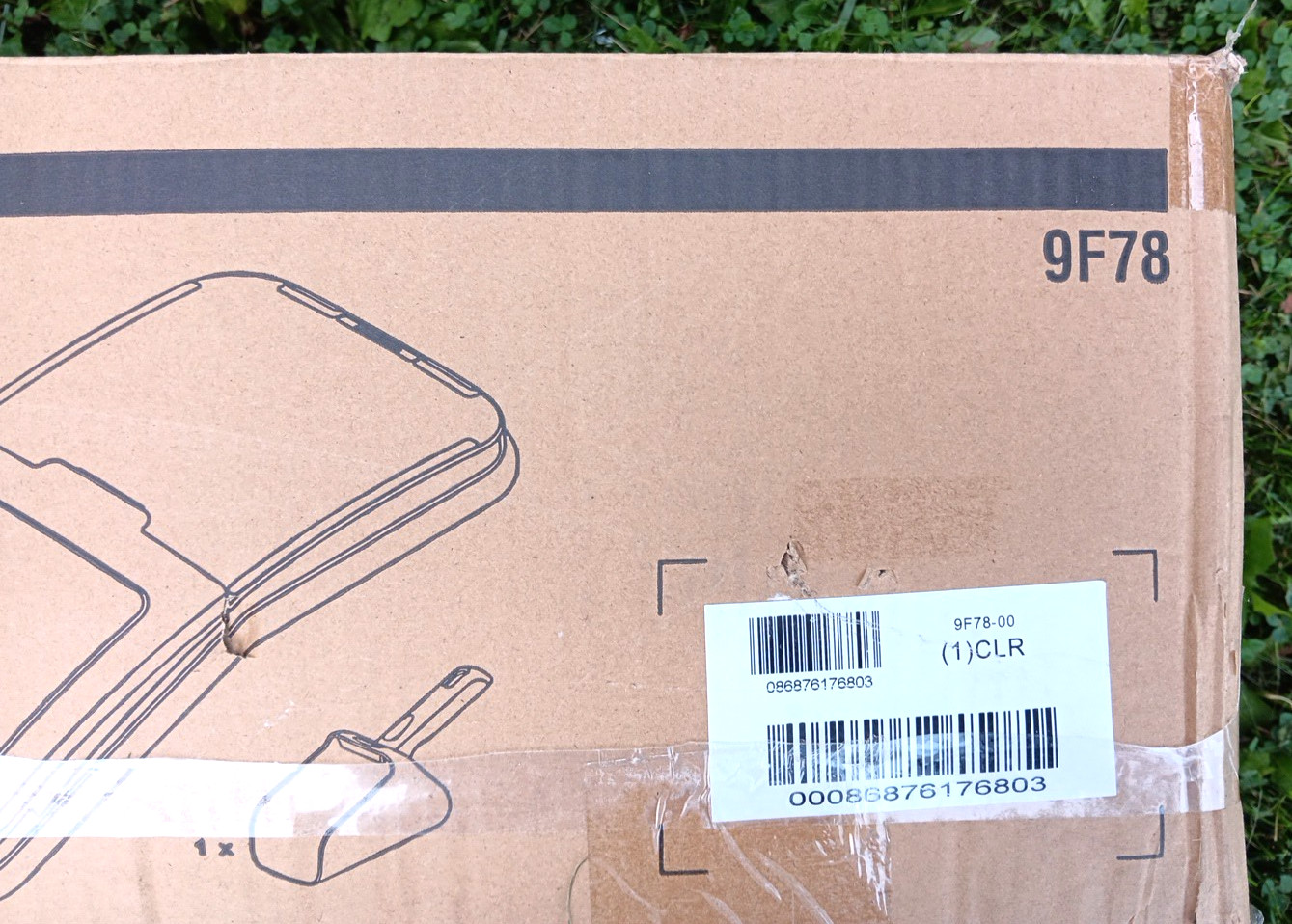 Rubbermaid FG9F7800CLR Clear Sliding Lid w/ 32 oz Scoop for 3602-88