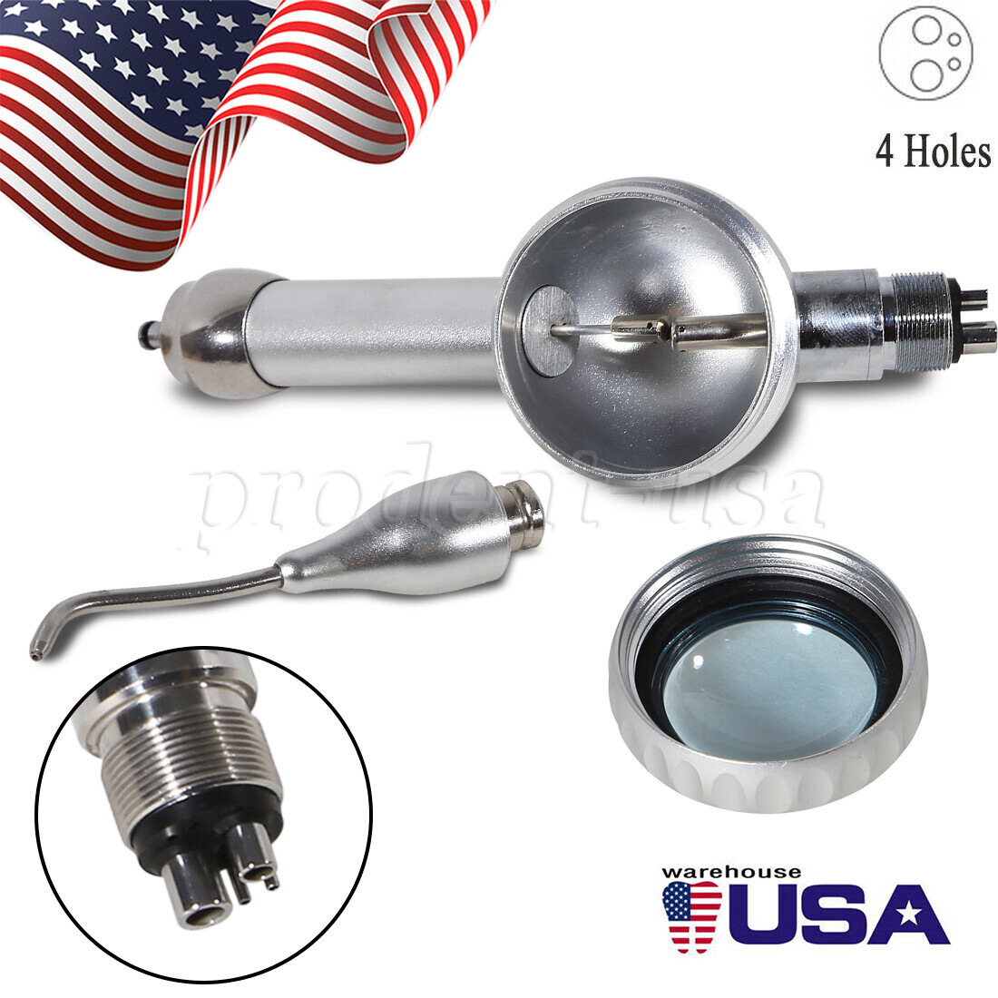 Dental Cordless LED Endo Motor 16:1 Contra Angle + Woodpecker DTE Apex Locator