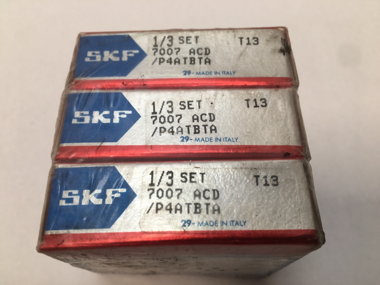 SKF 7007-ACD/P4ATBTA Angular Bearing 35x62x14mm 7007 ACD/P4ATBTA Italy 2 Pcs