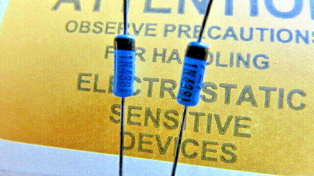 1N4381 ITT Germanium Gold Bonded Diodes Fast Switching (6 PIECES) USA, GERMANIUM