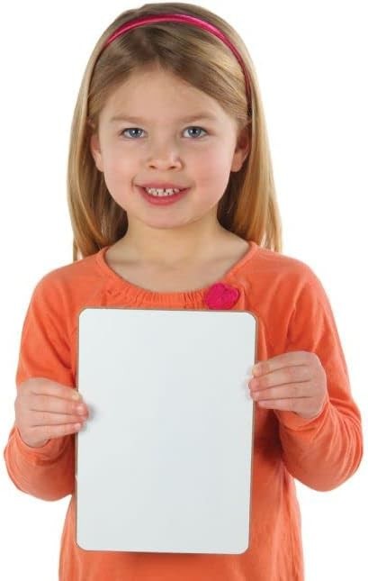 Non-Magnetic Dry Erase Boards – Set of 12-6″ x 9″ – Ideal for Home and School