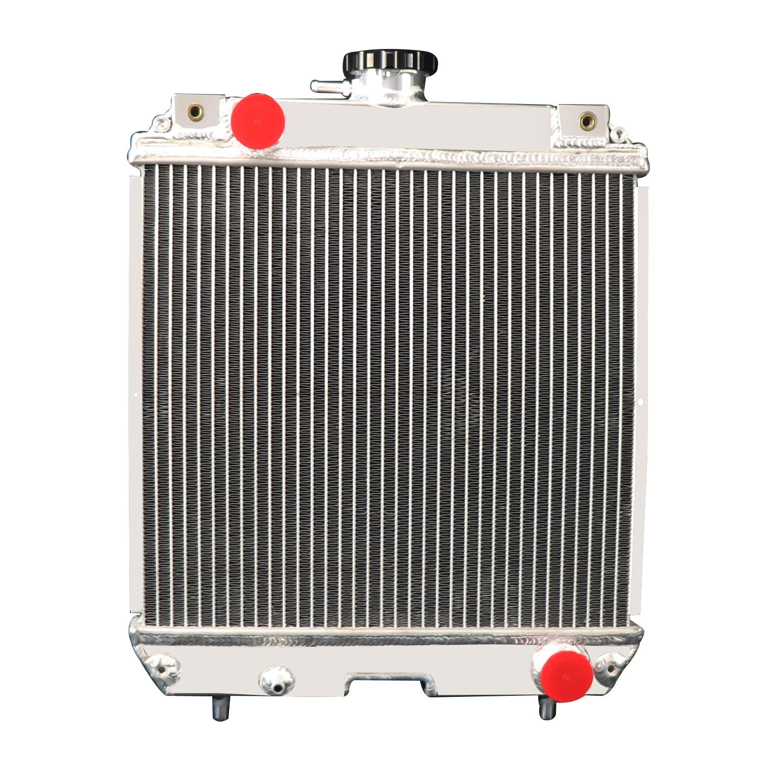 Aluminum Radiator for Kubota ZZD18 ZD18F ZD21 ZD21F GR2100 GR2110 2 Row Core