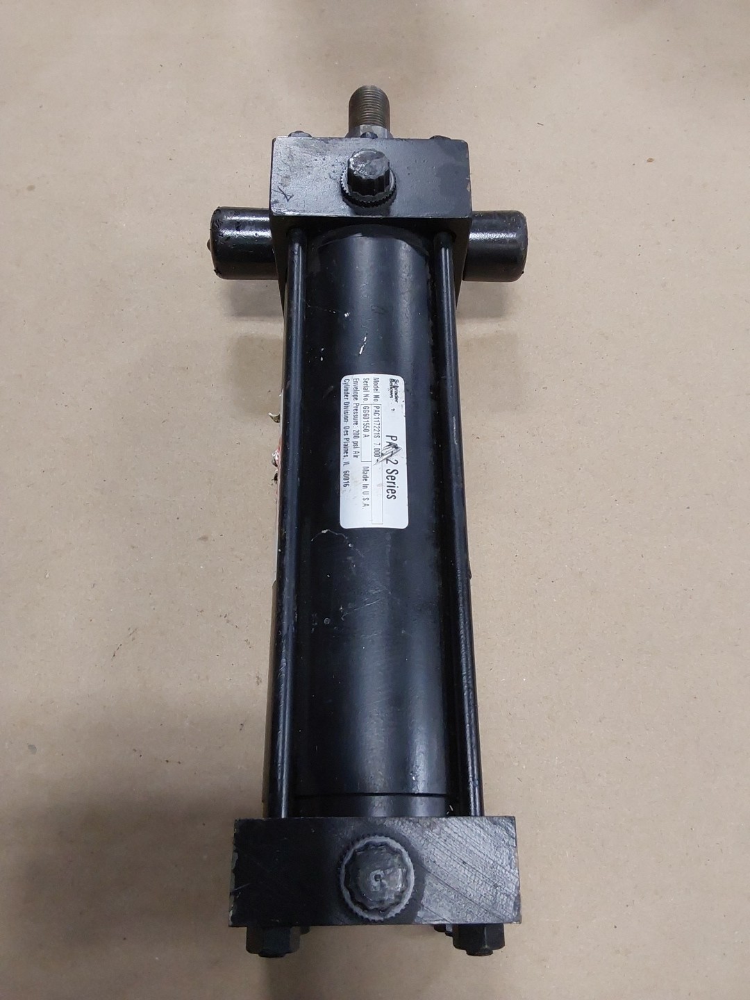 Schrader Bellows PAC117221S 7.000 PA-2 Series Pneumatic Air Cylinder 200PSI