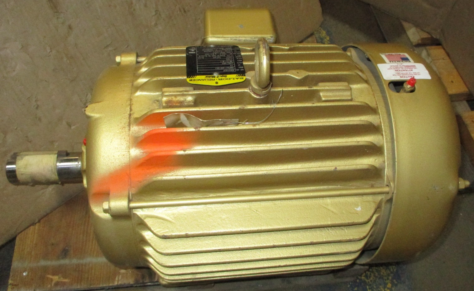 Baldor Reliance EM2333T SuperE Motor 15HP 3PH 254T 1765RPM 230/460V 53531HM