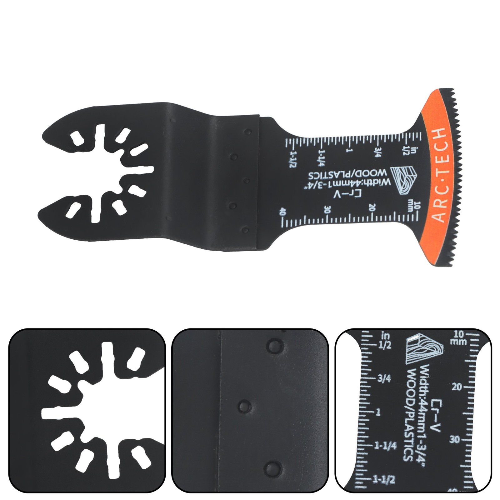 Multitool Blades 50Pcs – Arc Edge Japanese Tooth Oscillating Saw Blades 44MM