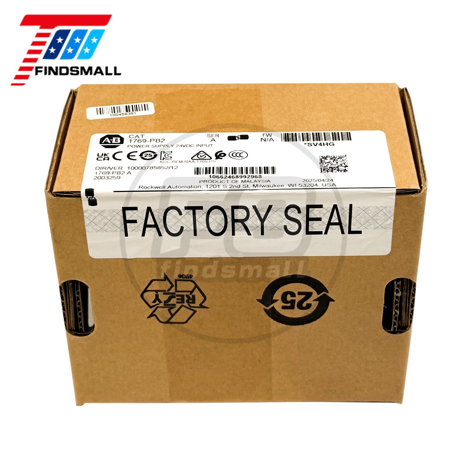 2022/23 AB New 1769-PB2 CompactLogix DC 2A/0.8A Power Supply