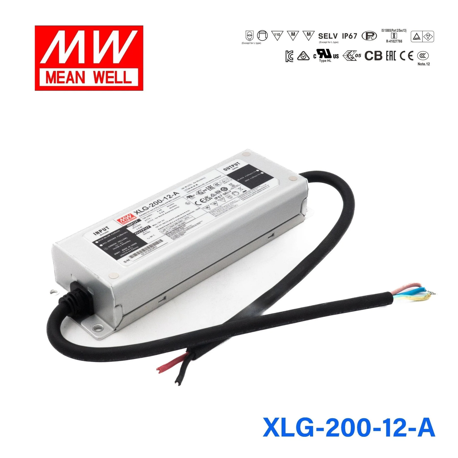 MEAN WELL XLG-200-12-A Power Supply