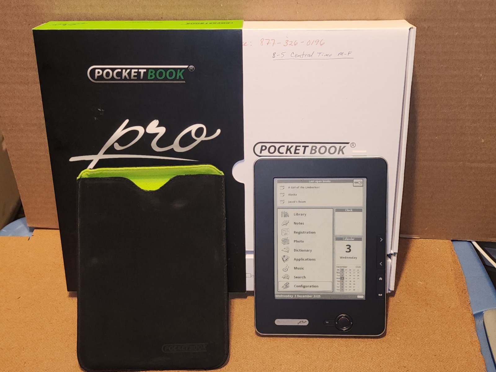 PocketBook Pro 602 E-Reader Eye-Friendly 6» Dark Grey PB602-DY-EN + MicroSD 2GB