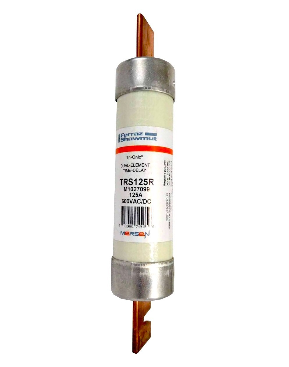 3 ct NEW in BOX – FERRAZ SHAWMUT Fuses #TRS125R Time Delay 600v 125A Tri-Onic