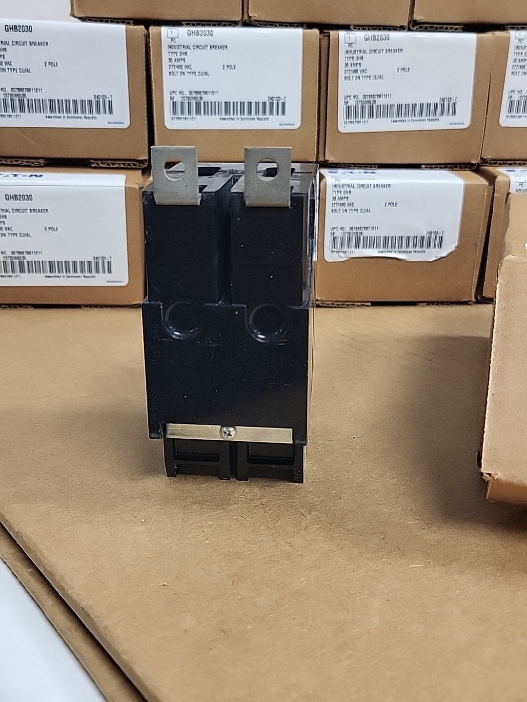 EATON GHB2030 Industrial Circuit Breaker 30 Amps, 277/480 VAC, 2 POLE