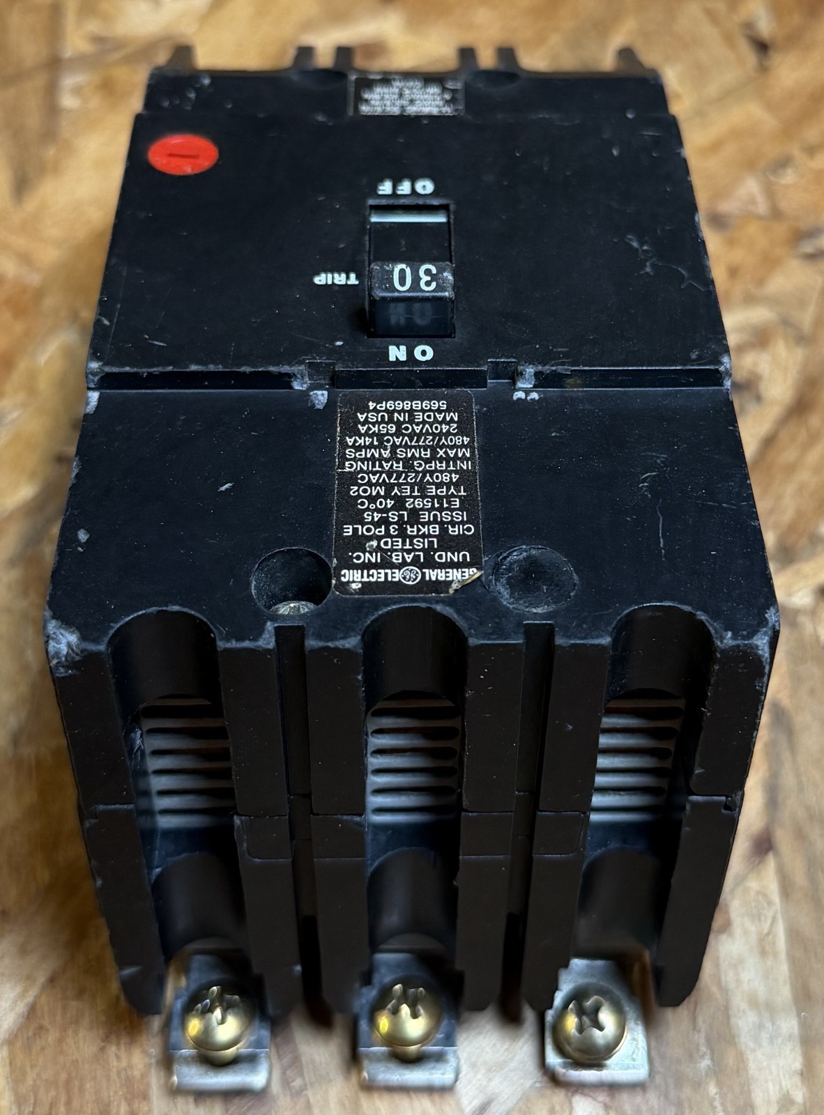 GE TEY330 3 Pole 480V Circuit Breaker