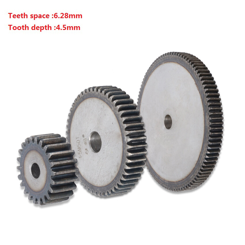 2 Mod 10-127T Spur Gears 45# Steel Thickness 20mm Motor Pinion Transmission Gear
