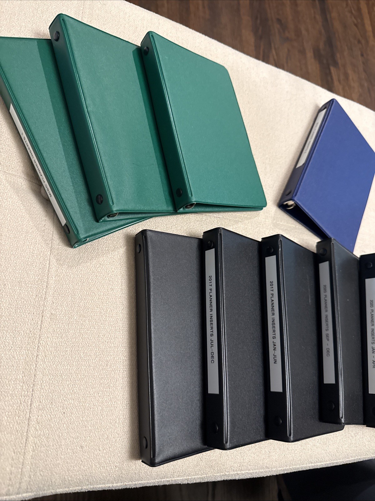 Filofax Personal Size Storage Binder Lot of 9 – Mead brand
