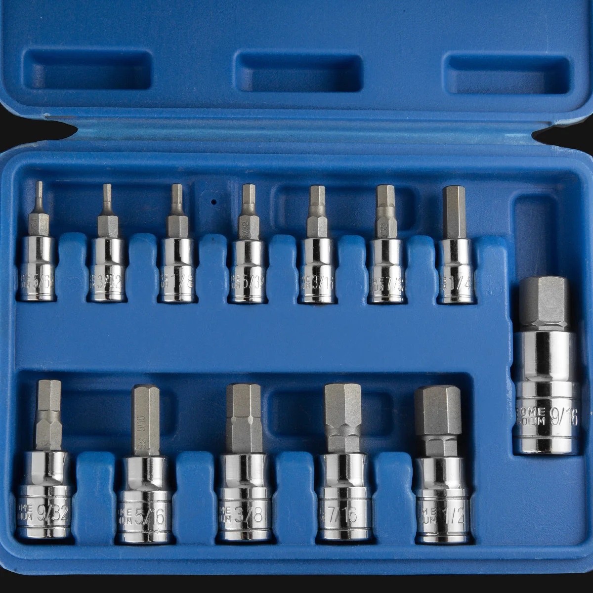 New Stark Tools 13pc SAE Hex Bit Sockets – P/N 33501