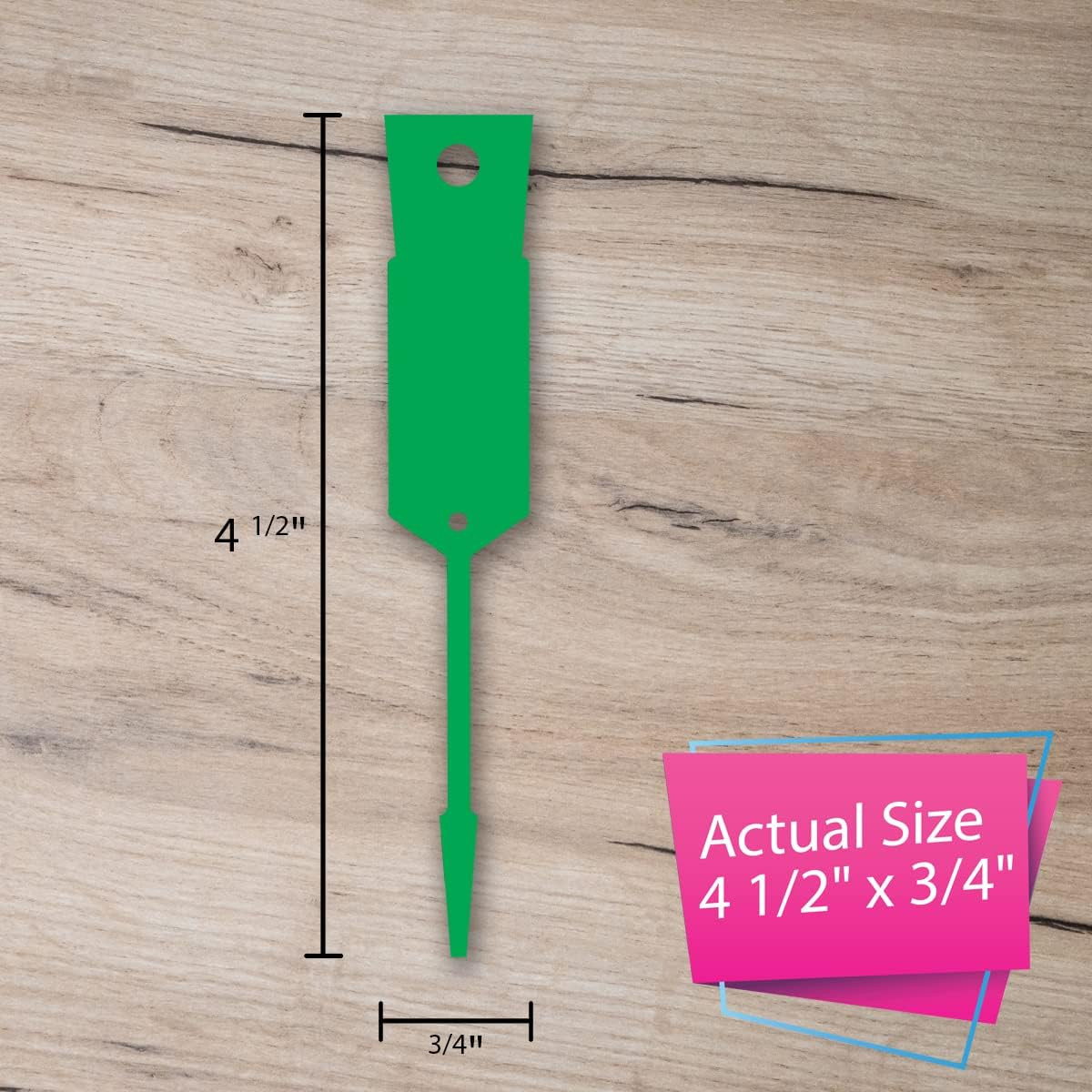 Green Self-Locking Arrow Key Tags (1,000 per Pack) Size 4 1/2″ X 3/4″ (Green)