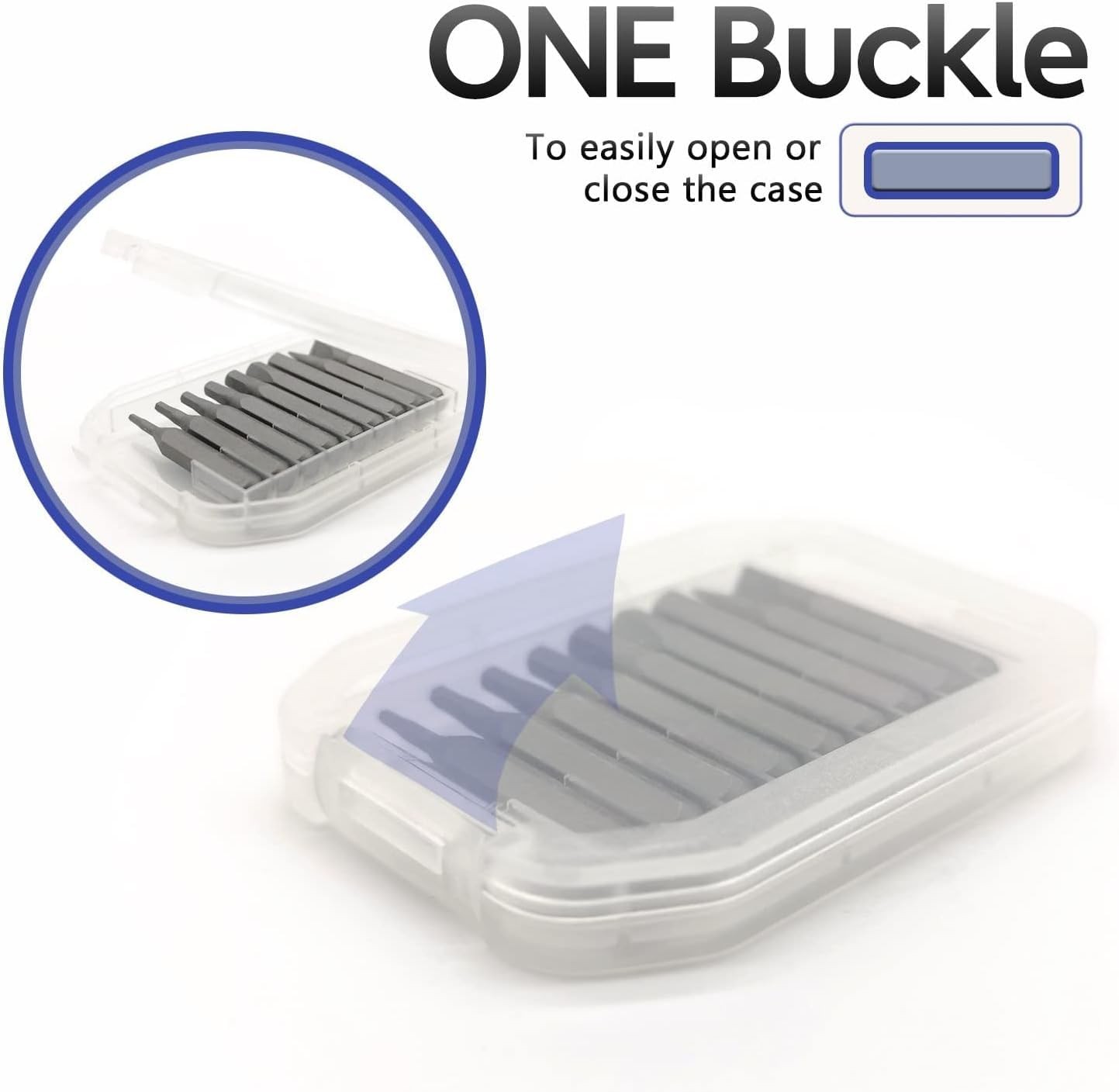 qiipii Precision S2 Steel 4mm screwdriver bit set 38pcs – One Size, 38 Bits