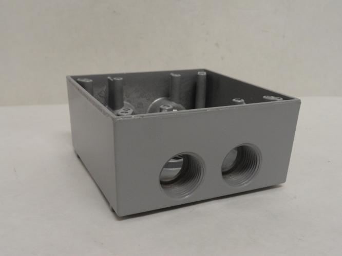 183113 New-No Box; BWF TGB75-5V Conduit Hub; Five Hole 3/4″; Gray