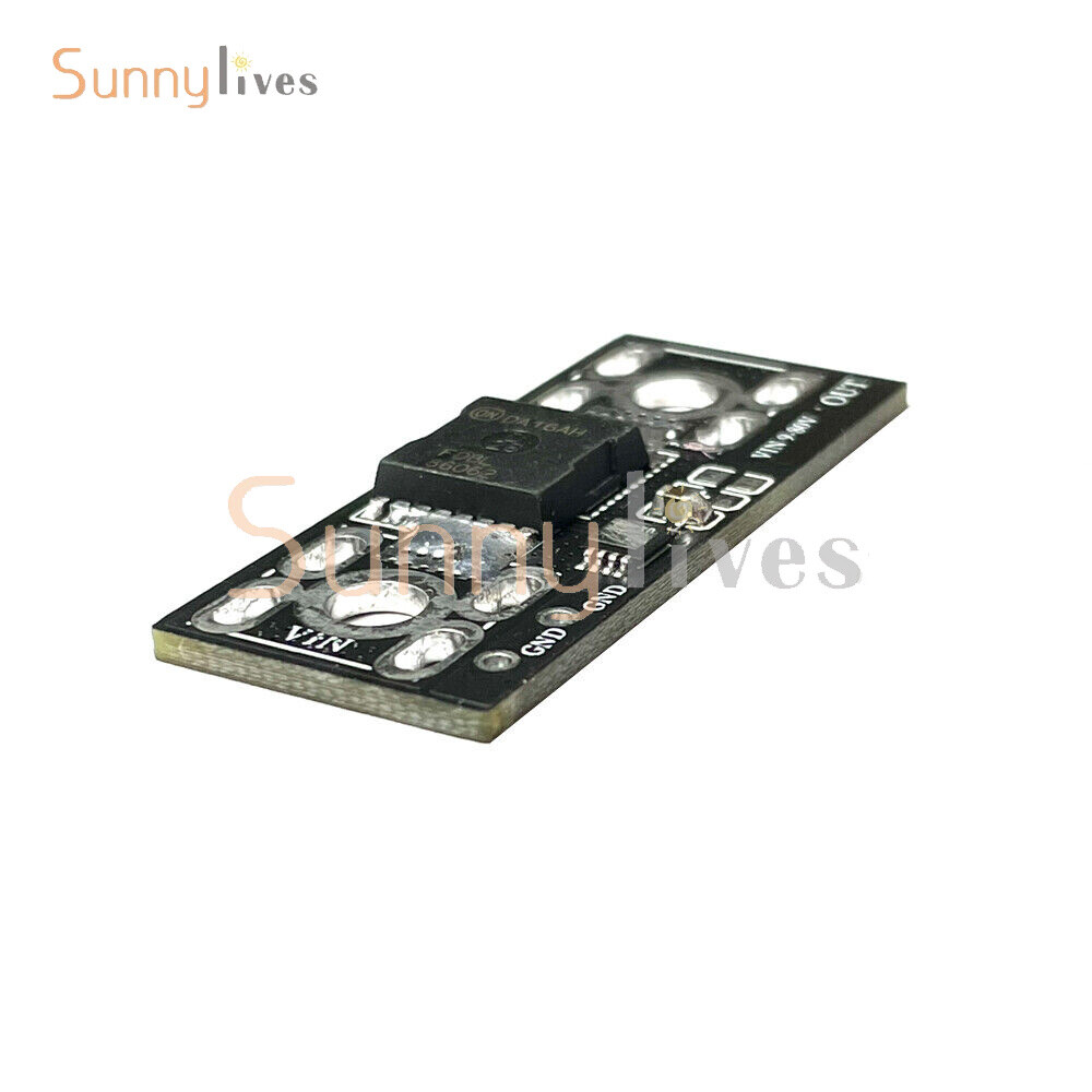 1-10PCS 50A Ideal Diode Controller Solar/Battery Anti Backflow Protection Module
