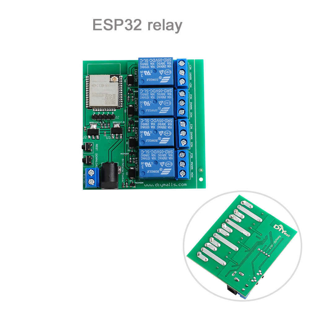 4 Channel Relay Module ESP32 WiFi Wireless Remote Control 3M for Android no IOS