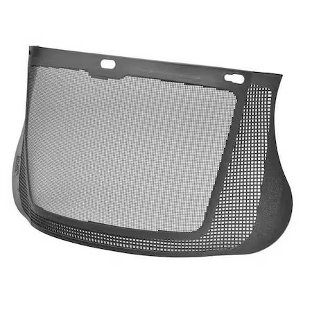 Delta Plus Sv-70 Faceshield Screen Visor, Black Visor, Steel Mesh, Uncoated