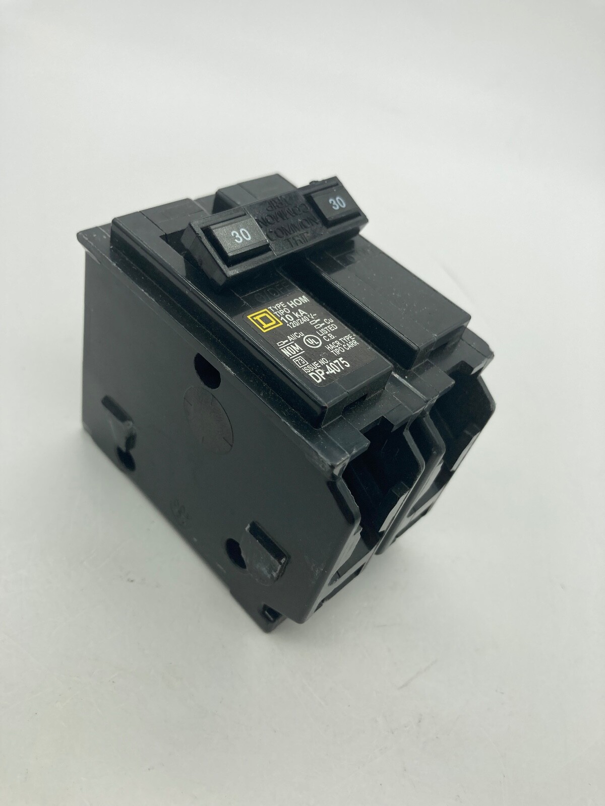 Square D Homeline HOM230 2 Pole 30 Amp 120 240V Type HOM Plug In Circuit Breaker