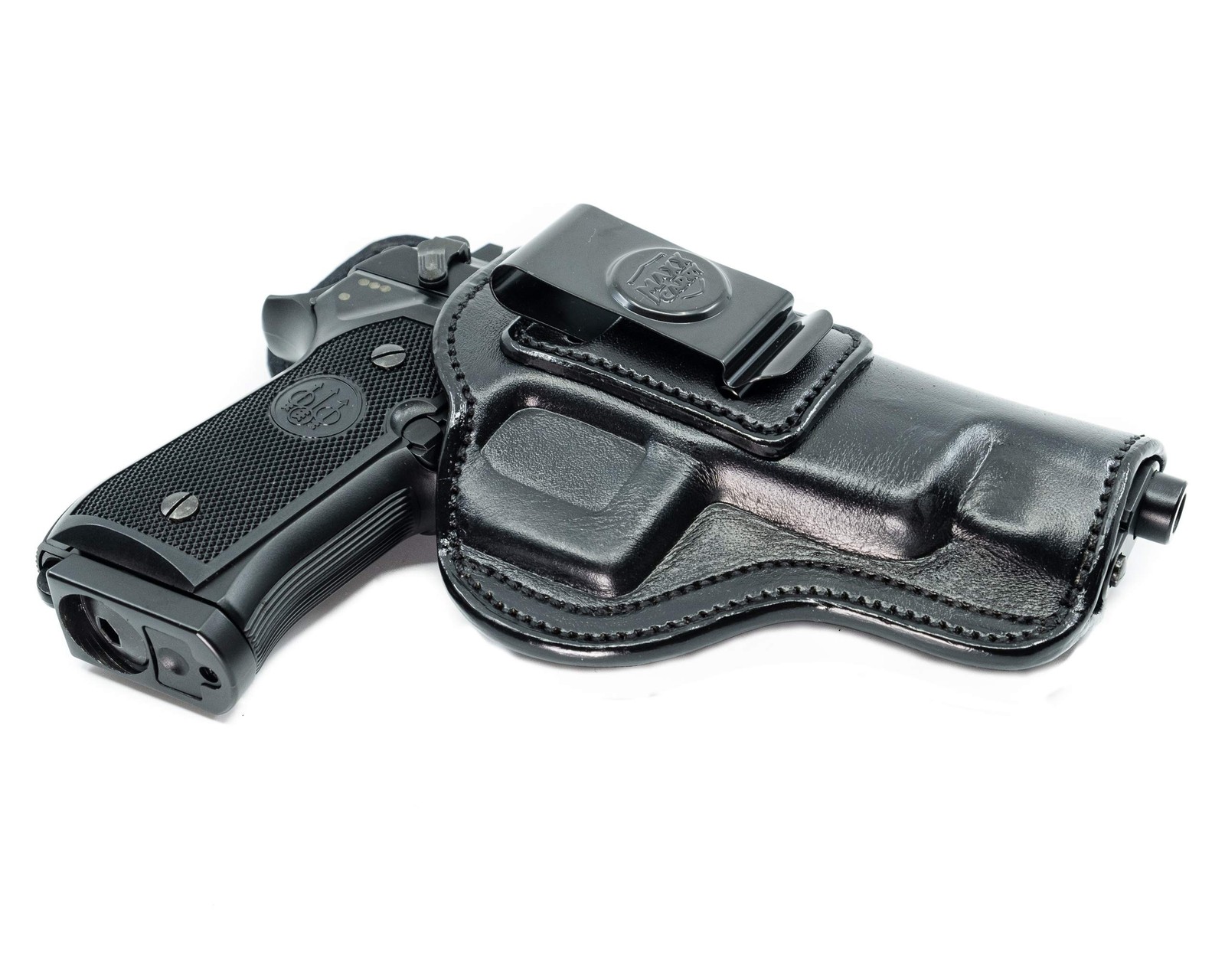 Maxx Carry Inside The Waistband Leather Holster Fits Beretta 92FS Series. IWB…