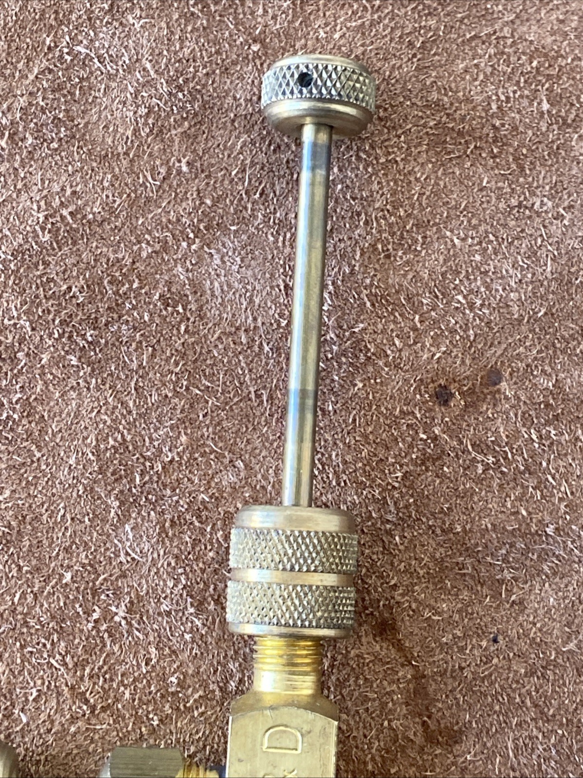 C&D CD3900 Valve Core Removal Tool 1/4 Flare Access Fitting w/ Orig Instructions