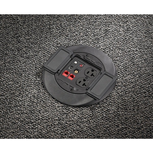 Hubbell Wiring Device-Kellems S1cfcbl Electrical Box Cover, 2 Gangs, Aluminum,
