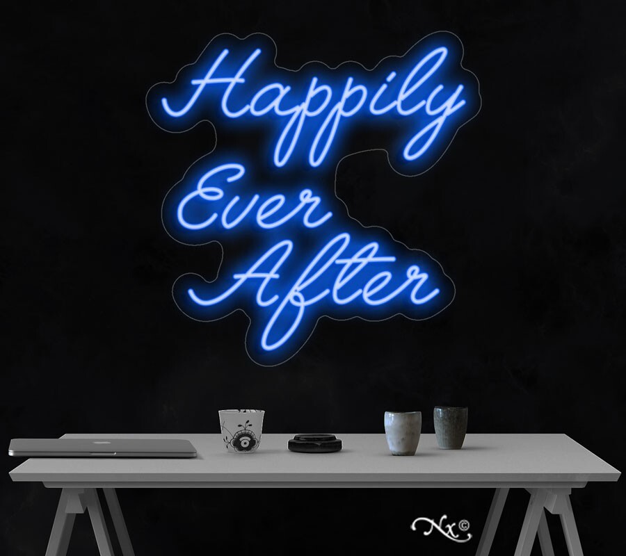 Happily Ever After LED Neon Sign 25″L x 25″H #LF016